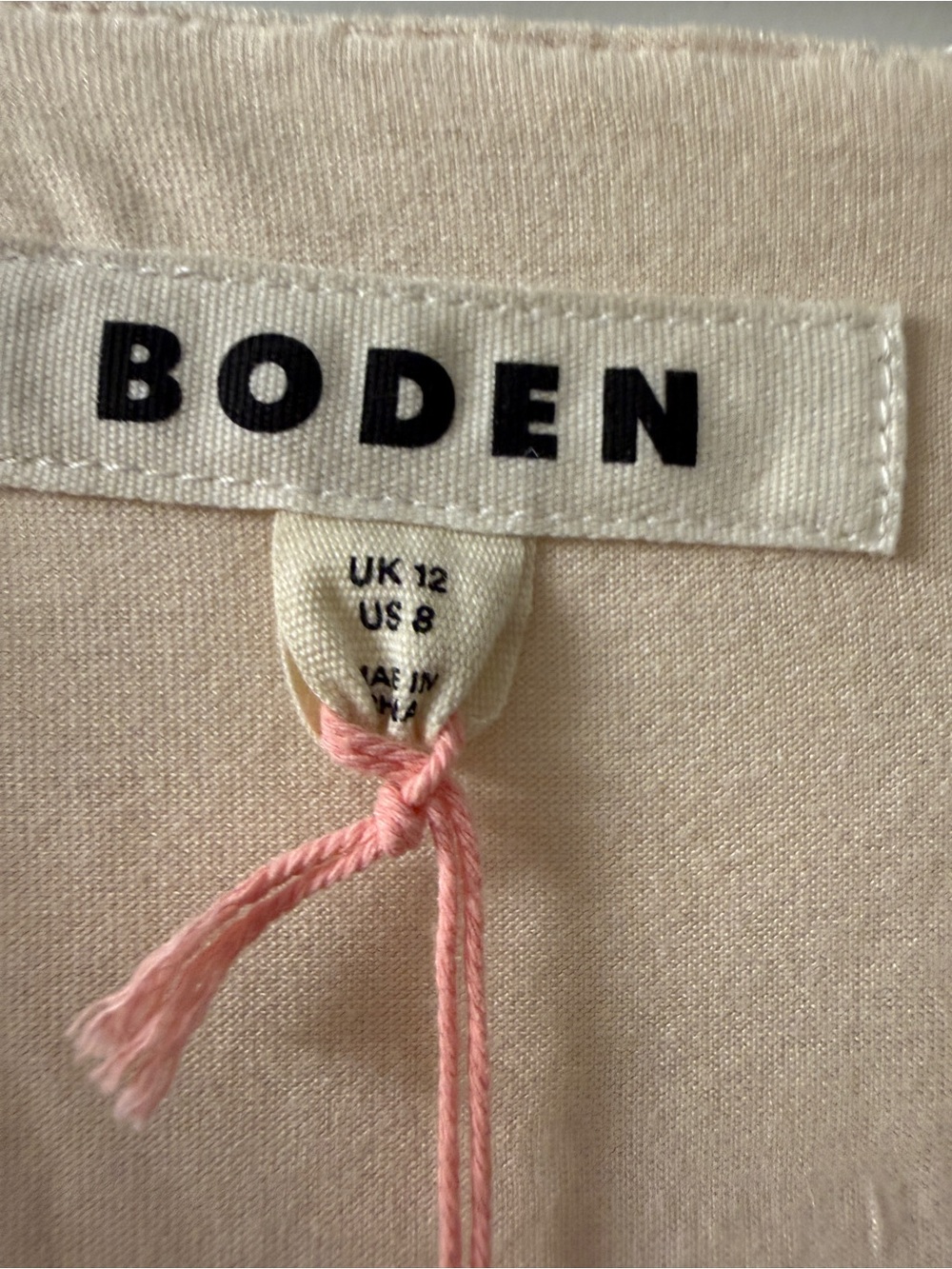 Boden Knit Lace Ruffle Top New with Tags US Size 8 Cream Victorian Romantic - Picture 3 of 13